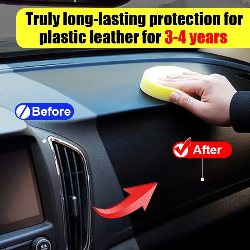 Car Plastic Restorer Back To Black LongLasting Gloss Trim Renovator Ceramic Coating Protector 2