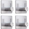 Modern Stainless Steel Adhesive Hooks HeavyDuty Wall Hooks For Bathroom Kitchen Home Storage 11