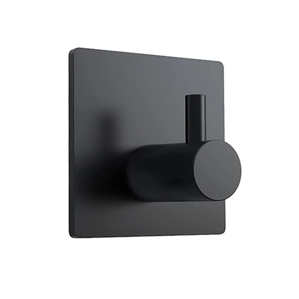 Modern Stainless Steel Adhesive Hooks HeavyDuty Wall Hooks For Bathroom Kitchen Home Storage 12