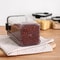 Stackable Airtight Kitchen Storage Containers Clear BPAFree Pantry Jars For Grains Tea Dry Food 5