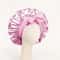 Adjustable Satin Silk Hair Bonnet Sleep Cap With Tie Band For Hair Protection Men Women 9