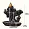Mountain Waterfall Backflow Incense Burner Set Resin Aromatherapy Fountain With 60 Cones 5