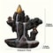 Mountain Waterfall Backflow Incense Burner Set Resin Aromatherapy Fountain With 60 Cones 5