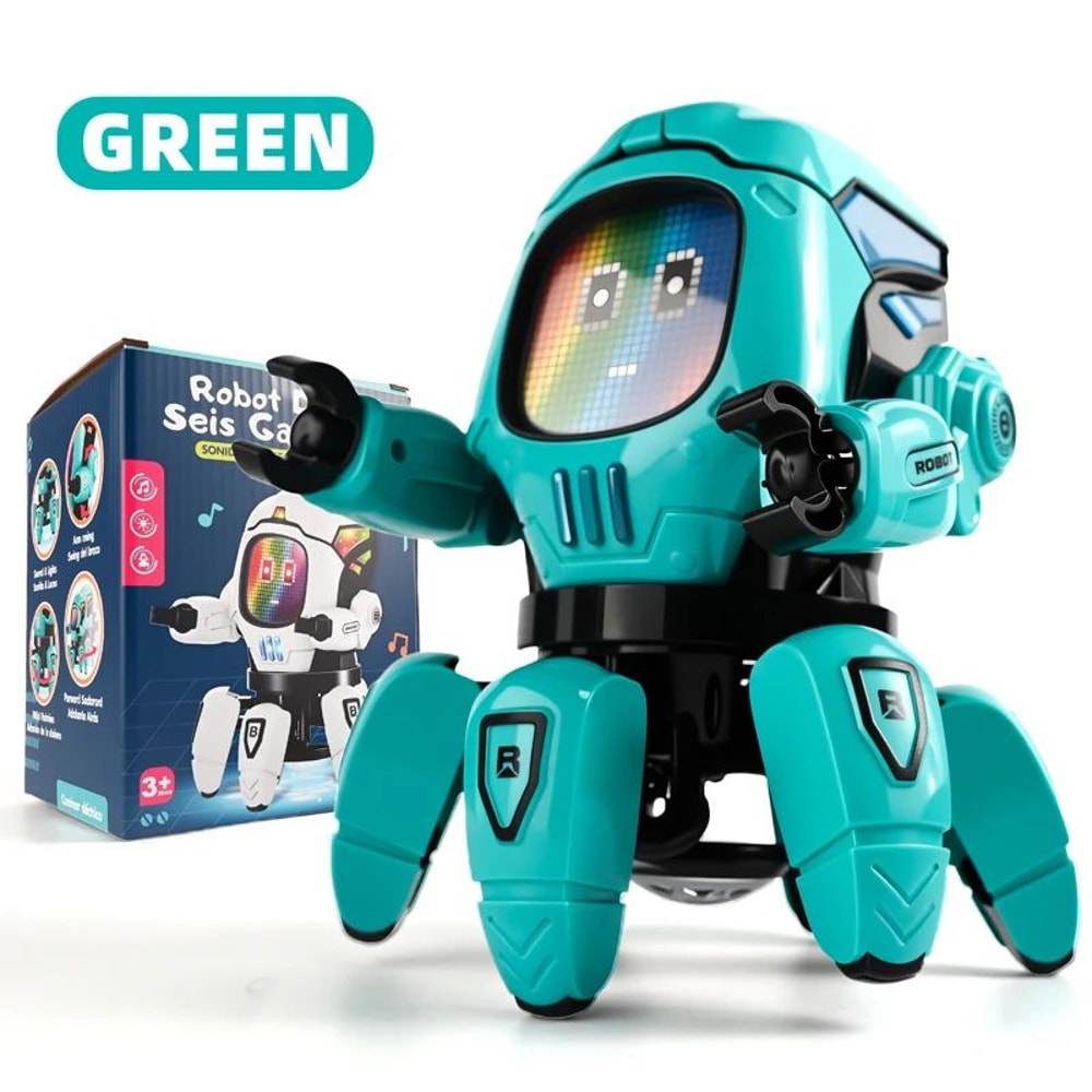 Dancing Robot Toy With Lights Music 6Claw Octopus Spider Interactive Kids Birthday Gift 10
