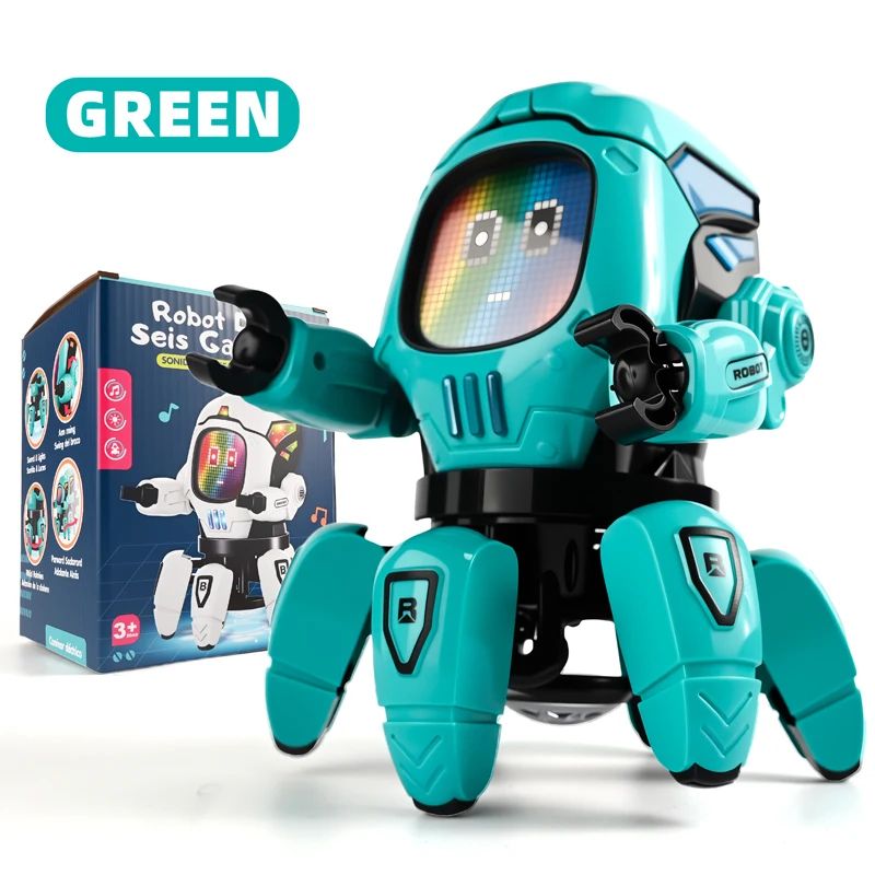 Dancing Robot Toy With Lights Music 6Claw Octopus Spider Interactive Kids Birthday Gift 10