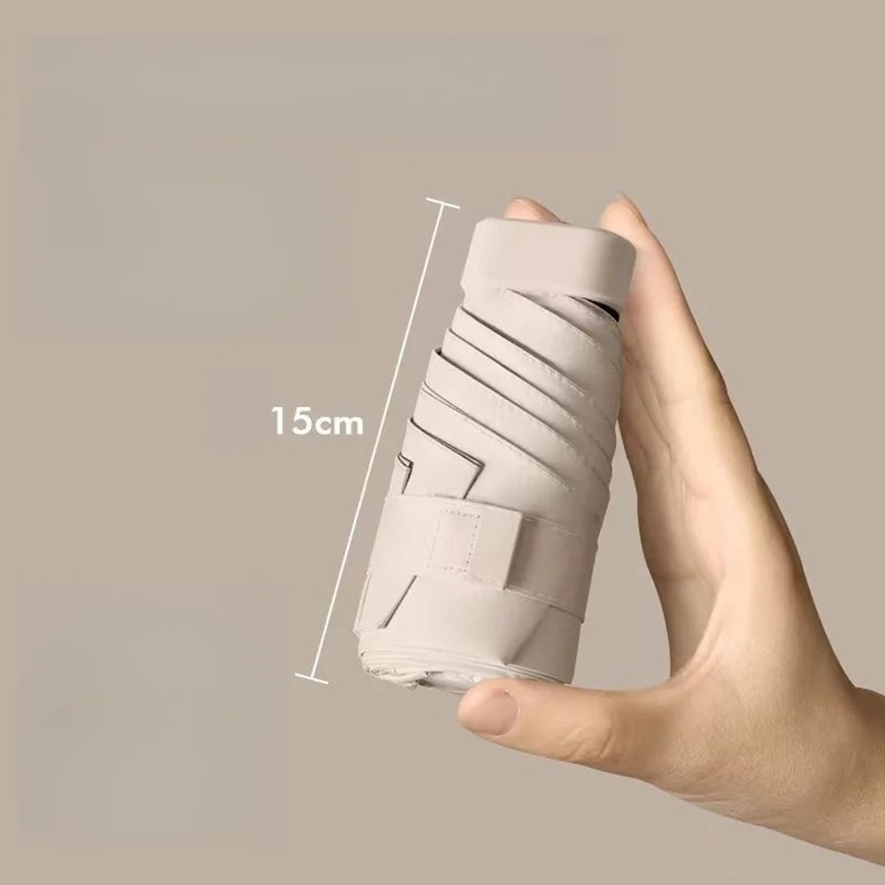Mini Sun Rain Umbrella UV Protection Compact Pocket Parasol For AllWeather Use 3