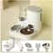 2in1 Automatic Pet Feeder Water Dispenser Gravity Cat Dog Bowl Food And Drinking Station 7