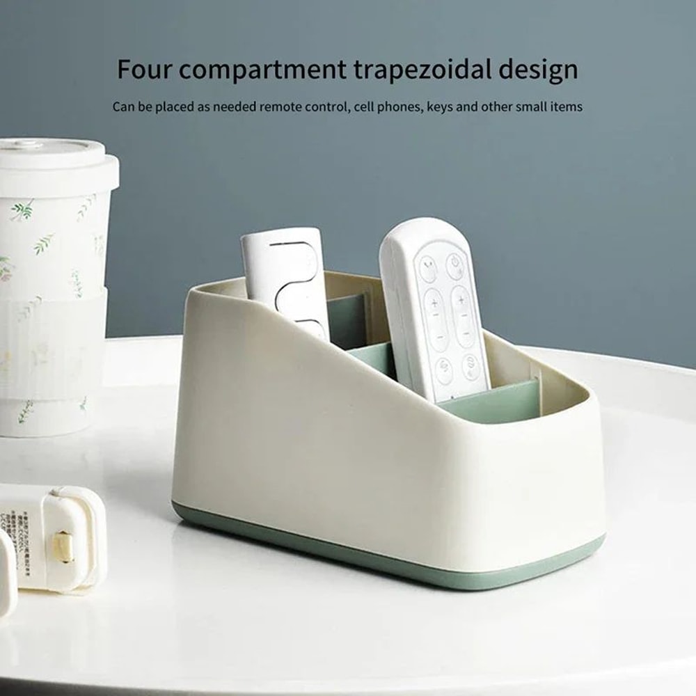 4Slot Remote Control Organizer Desktop Storage Holder For Phones Stationery Home Essentials 5