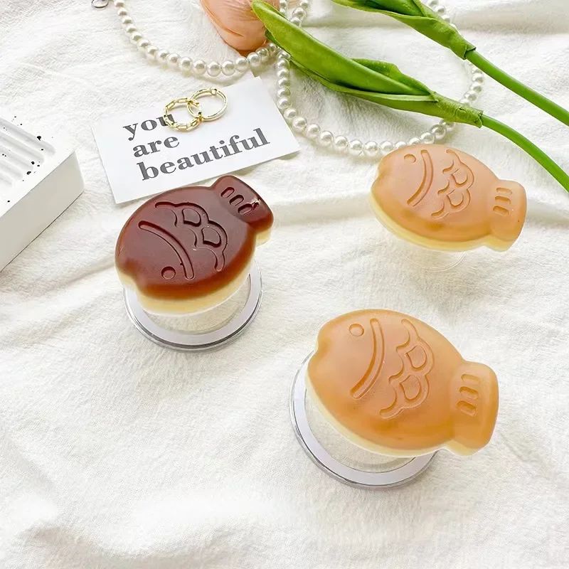 Cute 3D Taiyaki MagSafe Phone Grip Magnetic Griptok Stand For IPhone Wireless Charging Case 4