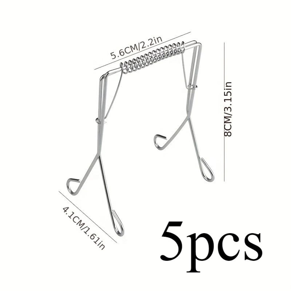 Stainless Steel Vegetable Clamp HeavyDuty MultiGrip Cooking Tongs For Cabbage Leafy Greens 6