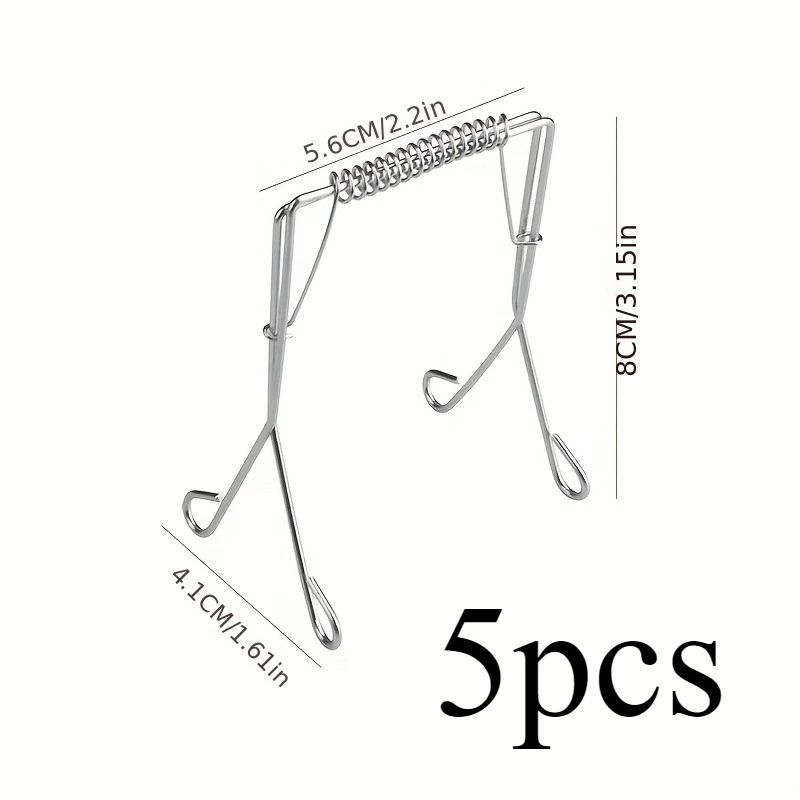 Stainless Steel Vegetable Clamp HeavyDuty MultiGrip Cooking Tongs For Cabbage Leafy Greens 6