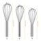 3Piece Stainless Steel Whisk Set Balloon Wire Whisks 81012 Inch Manual Egg Beater Kitchen Mixer 4