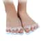 2Pair Gel Toe Separator Bunion Corrector Soft Silicone Toe Spacers Hammer Toe Straightener 6
