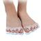 2Pair Gel Toe Separator Bunion Corrector Soft Silicone Toe Spacers Hammer Toe Straightener 6