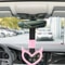 JDM Zurikawa Ring Handle Devil Heart Drift Charm Car Strap Interior Rear Bumper Warning Accessory 3