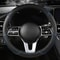 Leather Steering Wheel Cover Diamond Pattern AntiSlip Universal 14515 In Car Wheel Protector 6