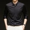 Mens Long Sleeve ButtonUp Shirt WrinkleResistant Solid Casual Business Shirt Breathable AllSeason 3