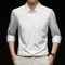 Mens Long Sleeve ButtonUp Shirt WrinkleResistant Solid Casual Business Shirt Breathable AllSeason 9