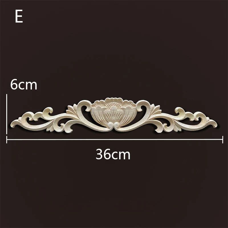 Wood Carved Onlays Appliques Vintage Floral Furniture Decals For Home Decor Restoration 28