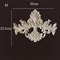 Wood Corner Appliques Carved Floral Wood Onlays For Furniture Wall Decor DIY Vintage Trim 27