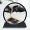 3D Moving Sand Art Frame Round Quicksand Glass Hourglass Deep Sea Sandscape Decor 3