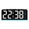 Digital LED Alarm Clock Modern Desktop Clock With Temperature Display Snooze Night Light 10