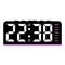 Digital LED Alarm Clock Modern Desktop Clock With Temperature Display Snooze Night Light 12