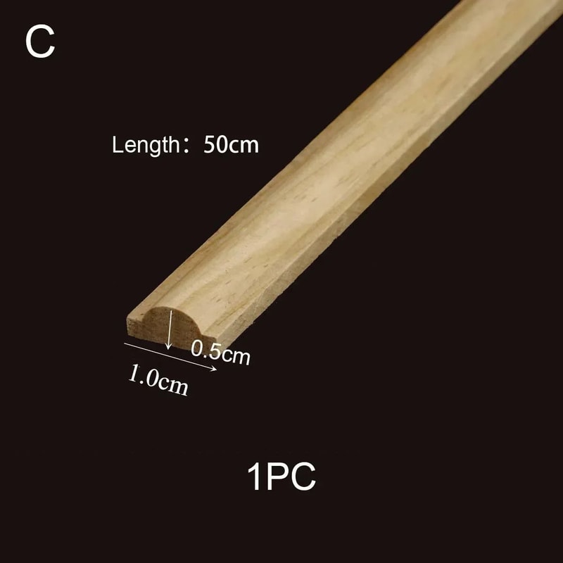 Wood Decorative Moldings Corner Appliques Carved Furniture Trim Decals For Cabinet Wall Home Deco