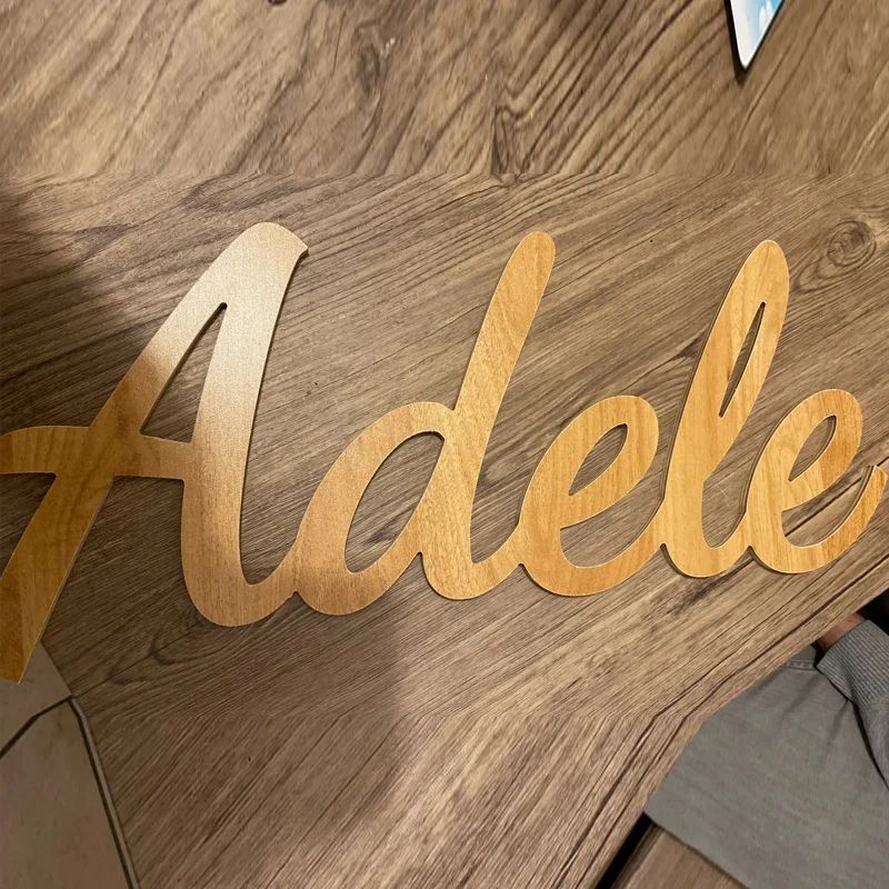 Personalized Wooden Name Sign Custom Nursery Wall Decor Baby Name Letters Wooden Room Sign 2