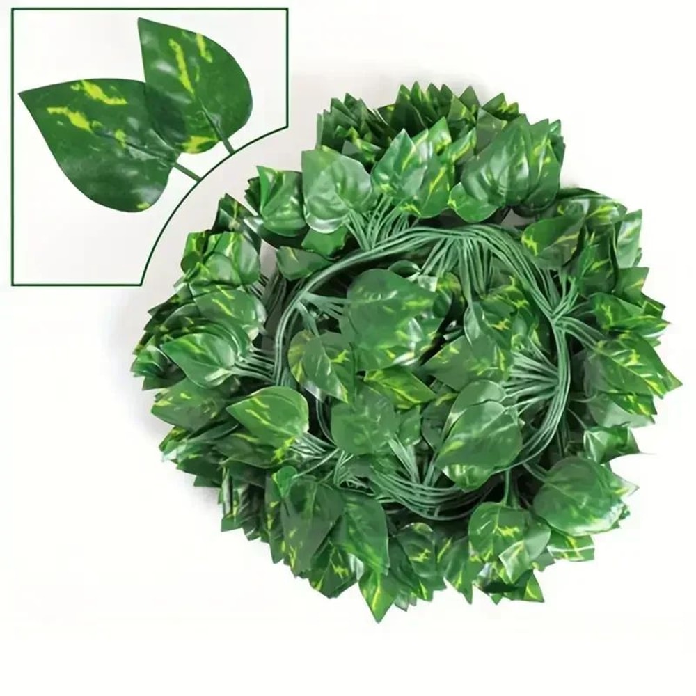 Artificial Ivy Leaf Garland Faux Green Vine Hanging Plants For Home Garden Wedding Party Decor 8
