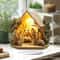Acrylic Nativity Ornament 2D Jesus Birth Scene Tabletop Decor Tree Of Life Family Statue 8