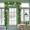 Artificial Ivy Leaf Garland Silk Hanging Green Vine For Home Garden Wedding Decor 0