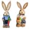 Easter Bunny Cattail Decoration Cute Rabbit Figure Ornament For Home Holiday Decor 15