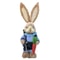 Easter Bunny Cattail Decoration Cute Rabbit Figure Ornament For Home Holiday Decor 9