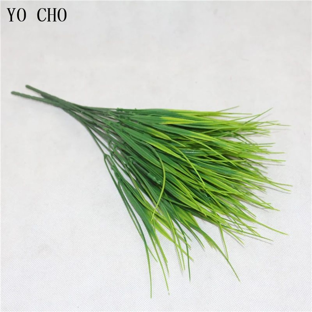 Artificial Fern Grass Plants Realistic Green Leaf Faux Plants For Home Garden Wedding Decor 3