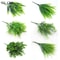 Artificial Fern Grass Plants Realistic Green Leaf Faux Plants For Home Garden Wedding Decor 0