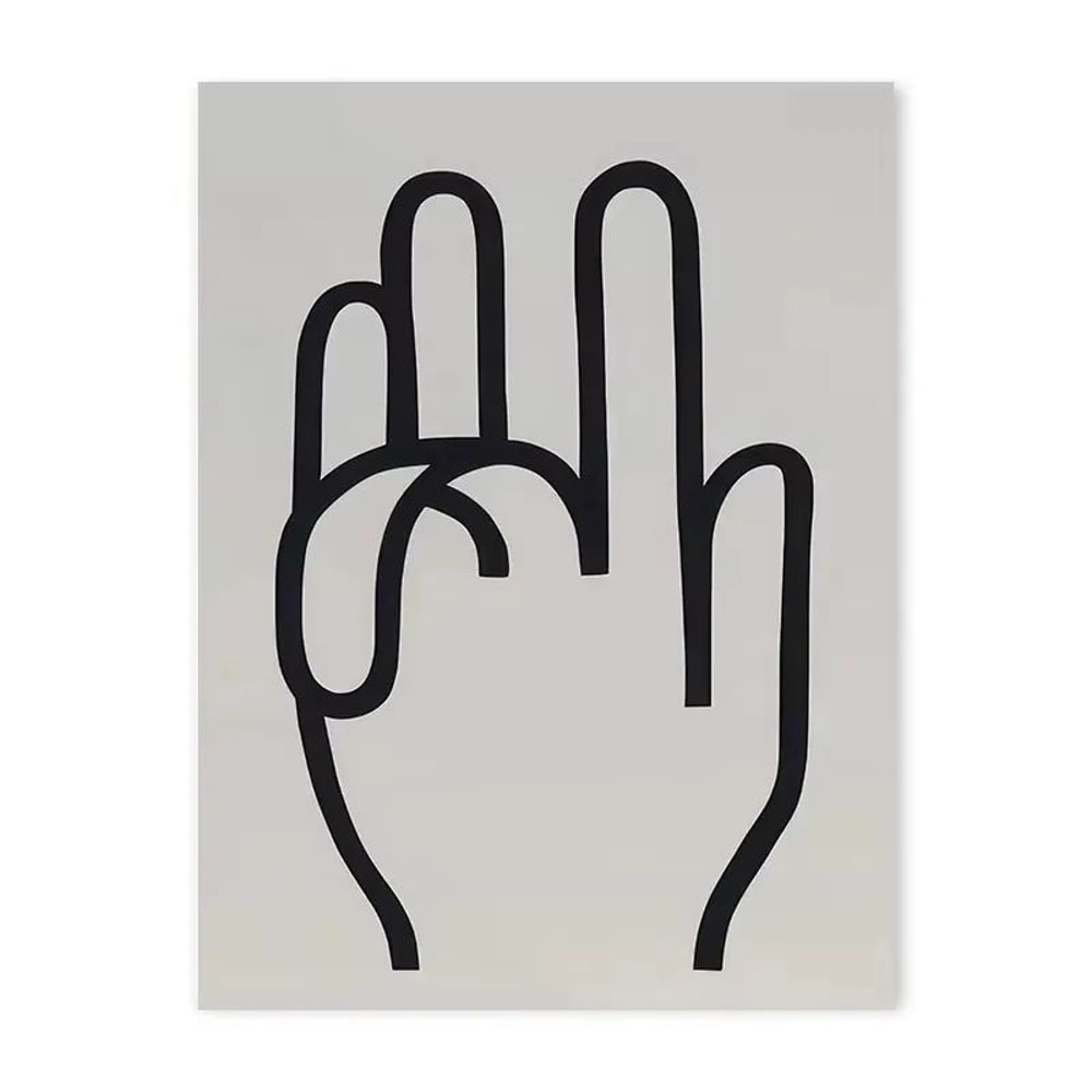 Modern Abstract Blue Waves Poster Open Your Mind Aesthetic Wall Art Print For Home Decor 13