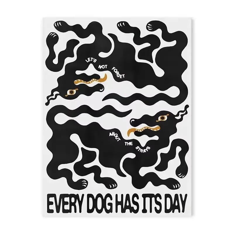 Modern Abstract Blue Waves Poster Open Your Mind Aesthetic Wall Art Print For Home Decor 14