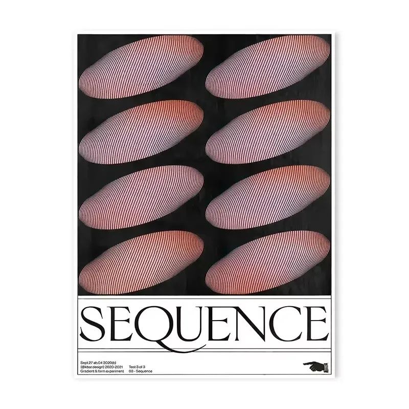 Modern Abstract Blue Waves Poster Open Your Mind Aesthetic Wall Art Print For Home Decor 24