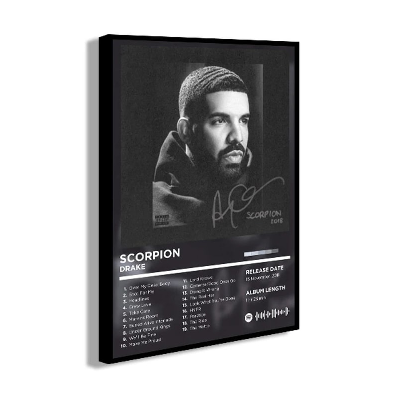 Retro Rapper Album Cover Canvas Wall Art Hip Hop Music Poster Print For Room Decor 2