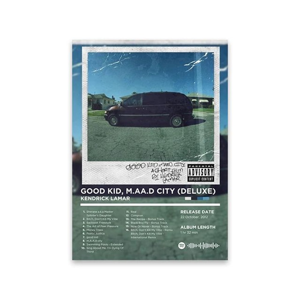 Retro Rapper Album Cover Canvas Wall Art Hip Hop Music Poster Print For Room Decor 8