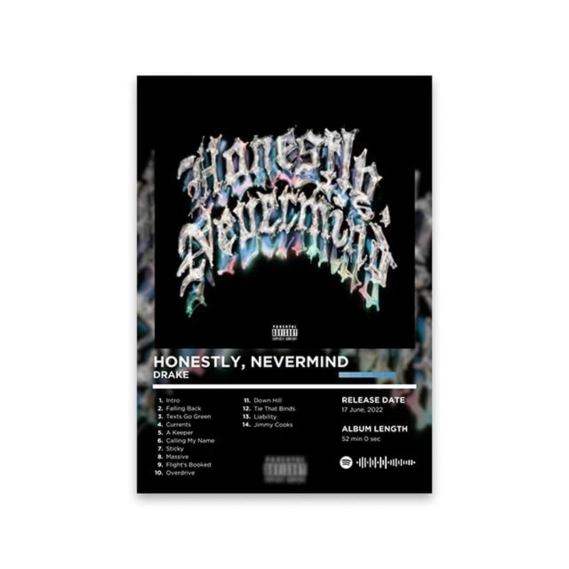 Retro Rapper Album Cover Canvas Wall Art Hip Hop Music Poster Print For Room Decor 13