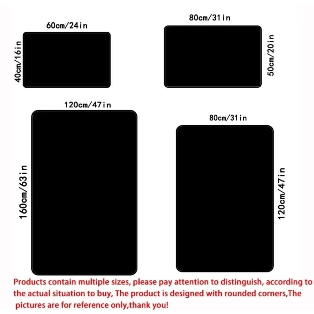 3D Desert Crack Fire Water Area Rug NonSlip Washable Flannel Floor Mat For Living Room Bedroom 5