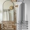 58 X 19in Arched Full Length Floor Mirror Oversized HD Body Mirror With Stand 3