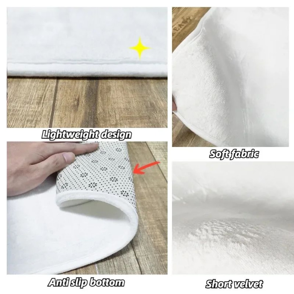 Vintage Luxe NonSlip European Area Rug Soft Washable Decorative Carpet For Living Room Bedroom 4