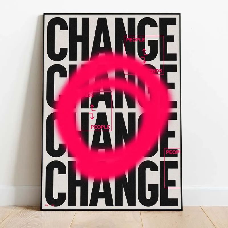 Modern Inspirational Quote Canvas Poster Retro Typography Wall Art For Home Decor 8