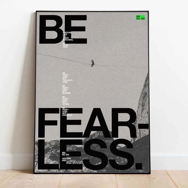 Modern Inspirational Quote Canvas Poster Retro Typography Wall Art For Home Decor 12