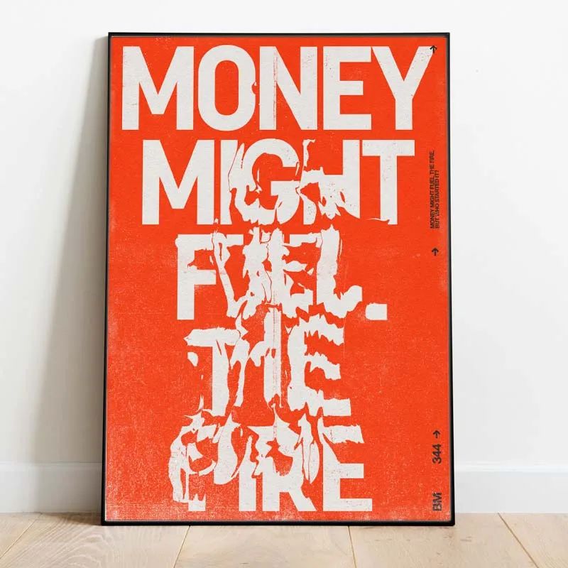 Modern Inspirational Quote Canvas Poster Retro Typography Wall Art For Home Decor 13