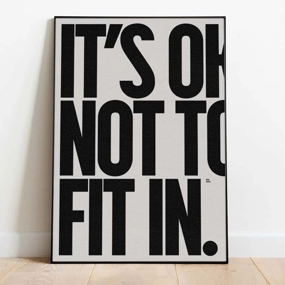 Modern Inspirational Quote Canvas Poster Retro Typography Wall Art For Home Decor 19