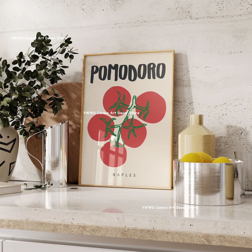 Bon Appetit Kitchen Canvas Poster Coffee Espresso Typography Wall Art For Dining Room Decor 8